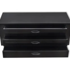 vidaXL Cajón de herramientas de metal con 3 cajones negro Hot