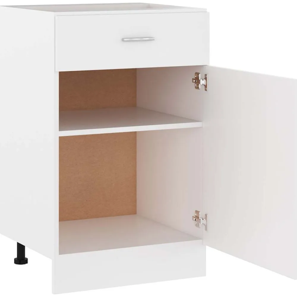 vidaXL Armarios Y Almacenamiento-Cajón inferior "Lyon" 50x46x81,5 cm Madera de ingeniería