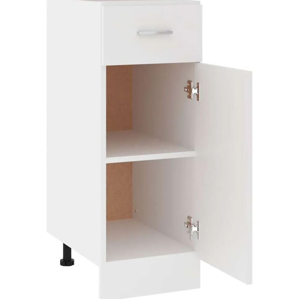 vidaXL Cajón inferior "Lyon" , 30 x 46 x 81,5 cm, madera de ingeniería Blanco Sale