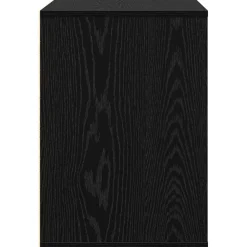 vidaXL Armarios Y Almacenamiento-Cajonera con cajón Negro 60 x 41 x 58 cm Madera de ingeniería