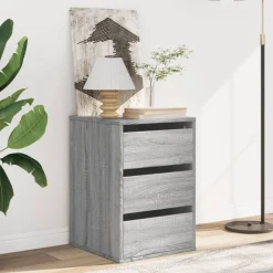 vidaXL Cajonera de esquina madera ingeniería 40x41x58 cm Gris sonoma Sale