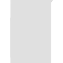 vidaXL Cajonera de madera contrachapada 40x50x76 cm Blanco Best