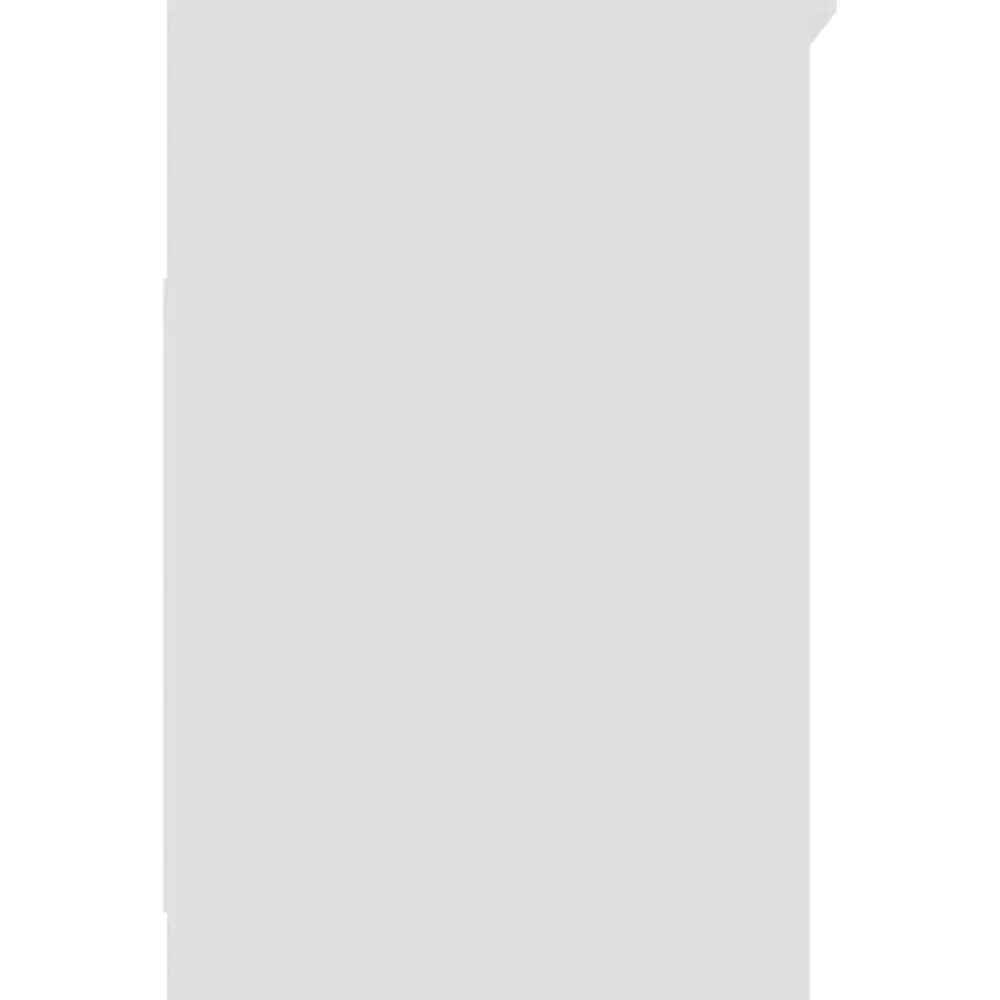 vidaXL Cajonera de madera contrachapada 40x50x76 cm Blanco Best