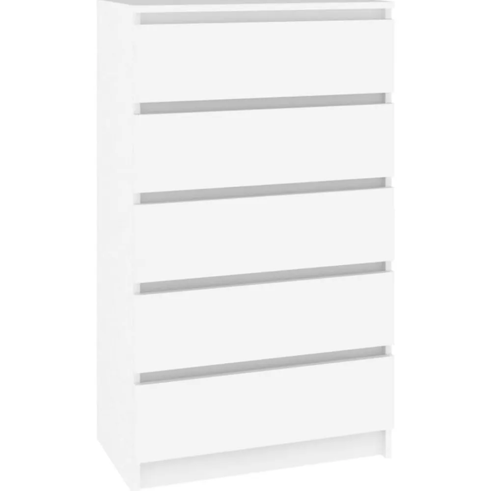 vidaXL Armarios Y Almacenamiento-Cajonera de madera contrachapada 60x36x103 cm