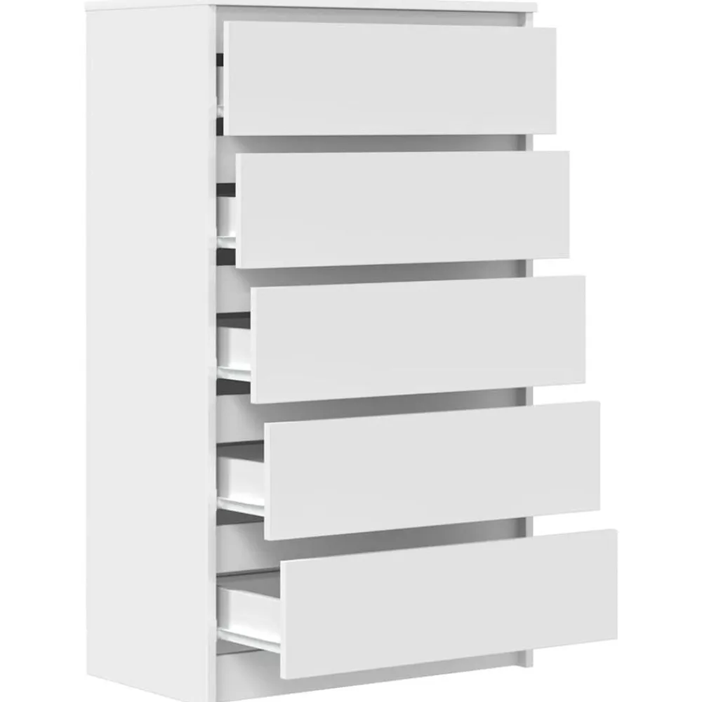 vidaXL Armarios Y Almacenamiento-Cajonera de madera contrachapada 60x36x103 cm