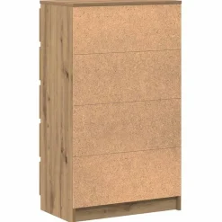 vidaXL Cajonera de madera de ingeniería 60x36x103 cm Roble artisan