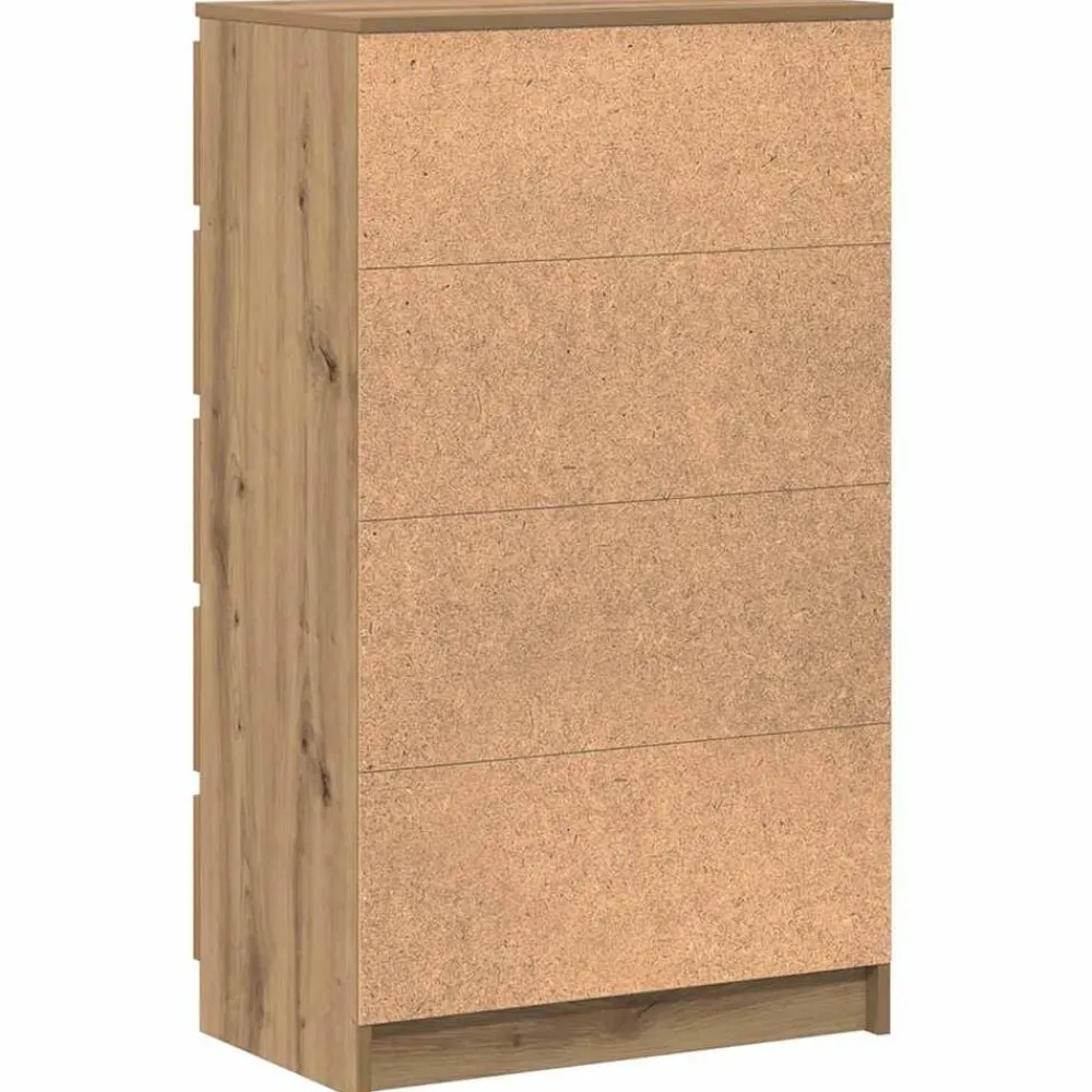 vidaXL Cajonera de madera de ingeniería 60x36x103 cm Roble artisan