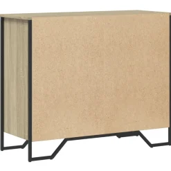 vidaXL Armarios Y Almacenamiento-Cajonera de madera de ingeniería 91x35,5x74,5 cm
