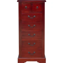 vidaXL Cajonera Marrón 45 x 35 x 100,5 cm Madera de Caoba Sólida Discount