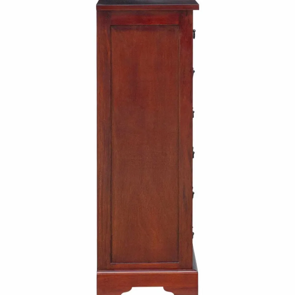 vidaXL Cajonera Marrón 45 x 35 x 100,5 cm Madera de Caoba Sólida Discount