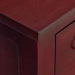 vidaXL Cajonera Marrón 45 x 35 x 100,5 cm Madera de Caoba Sólida Discount