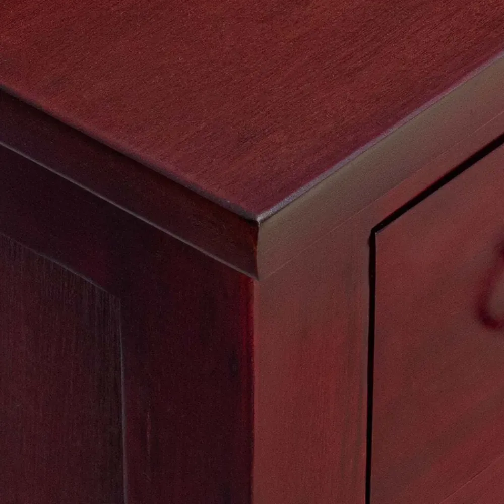 vidaXL Cajonera Marrón 45 x 35 x 100,5 cm Madera de Caoba Sólida Discount