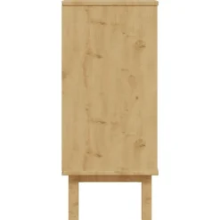 vidaXL Cajonera OTTA madera maciza de pino 76,5x39,5x90 cm Marrón Outlet