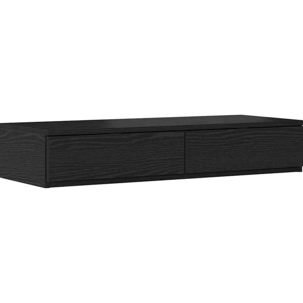 vidaXL Mesas-Cajones de cama con cajón 100 x 36,5 x 16,5 cm