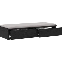 vidaXL Mesas-Cajones de cama con cajón 100 x 36,5 x 16,5 cm