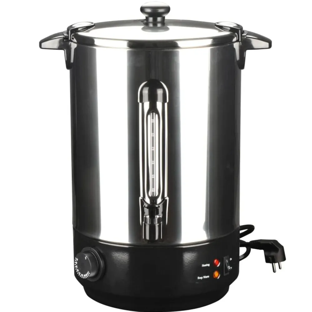 vidaXL Cocina Y Comedor-Calentador de vino de acero inoxidable 15 L 2500 W