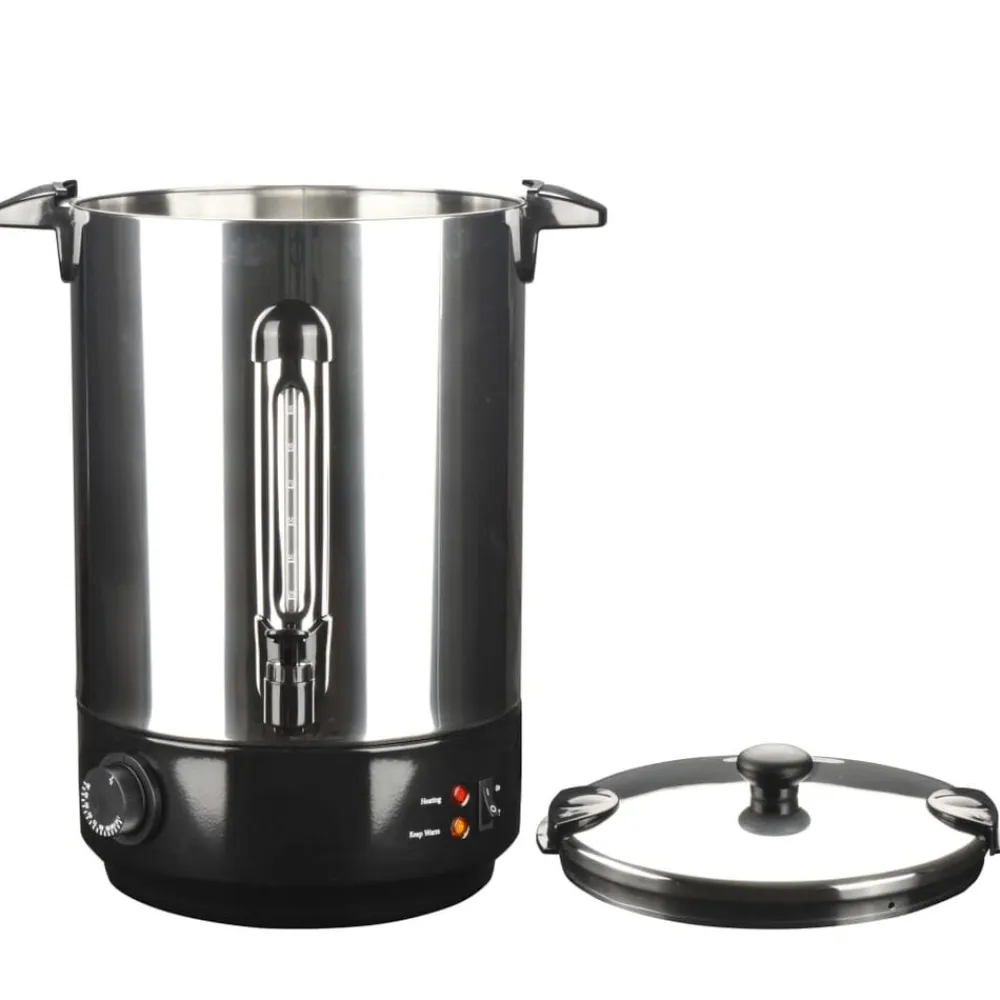vidaXL Cocina Y Comedor-Calentador de vino de acero inoxidable 15 L 2500 W