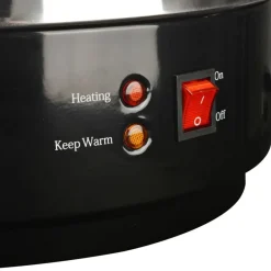 vidaXL Cocina Y Comedor-Calentador de vino de acero inoxidable 15 L 2500 W