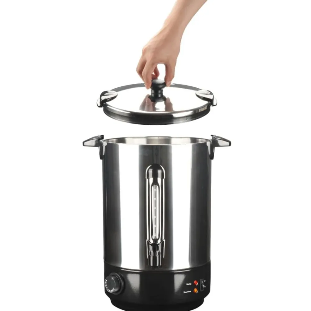 vidaXL Cocina Y Comedor-Calentador de vino de acero inoxidable 15 L 2500 W