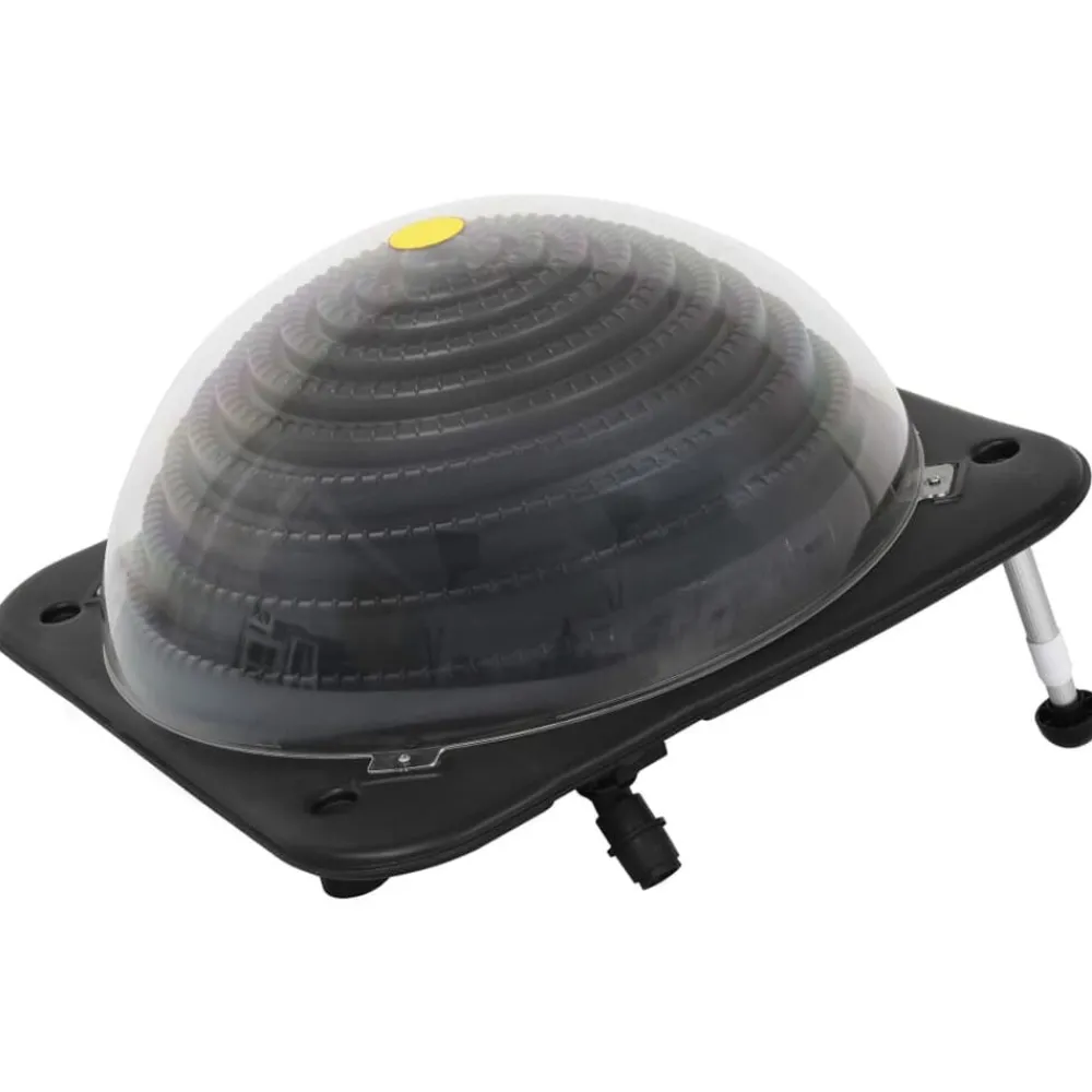 vidaXL Calentador solar de piscina 75x75x36 cm HDPE aluminio Discount