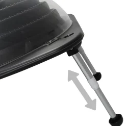 vidaXL Calentador solar de piscina 75x75x36 cm HDPE aluminio Discount