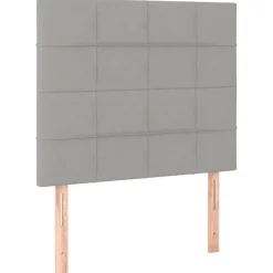 vidaXL Camas Y Accesorios-Cama box spring con colchón tela 80x200 cm
