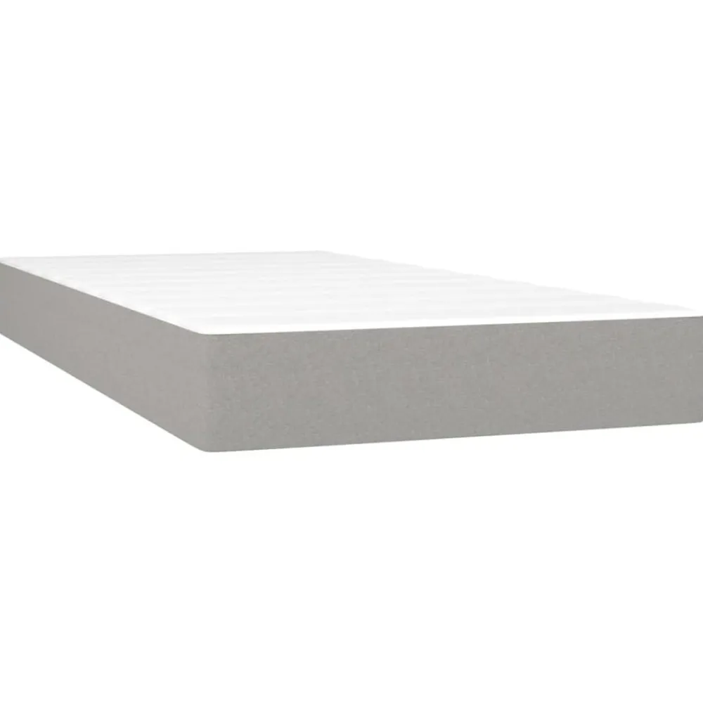 vidaXL Camas Y Accesorios-Cama box spring con colchón tela 80x200 cm