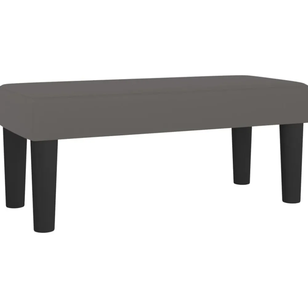vidaXL Camas Y Accesorios-Cama box spring con colchón cuero sintético 90x190 cm