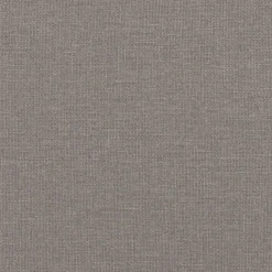 vidaXL Cama box spring con colchón tela gris taupe 80x200 cm Taupé