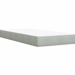 vidaXL Cama box spring con colchón terciopelo 80x200 cm Gris claro Outlet