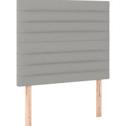 vidaXL Camas Y Accesorios-Cama box spring con colchón tela 80x200 cm