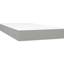 vidaXL Camas Y Accesorios-Cama box spring con colchón tela 80x200 cm
