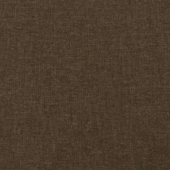vidaXL Cama box spring con colchón tela marrón oscuro 80x200 cm Marrón oscuro New