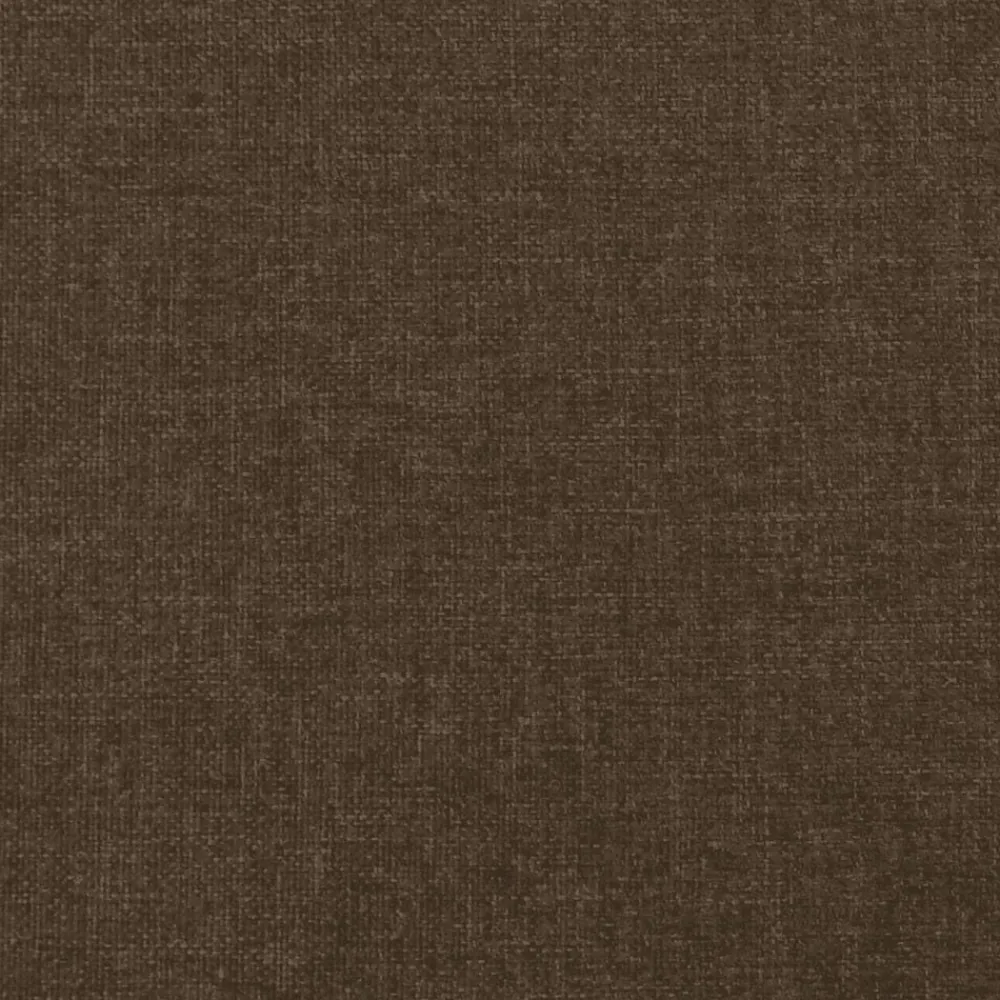 vidaXL Cama box spring con colchón tela marrón oscuro 80x200 cm Marrón oscuro New