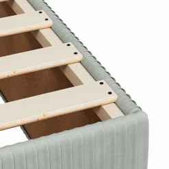 vidaXL Camas Y Accesorios-Cama box spring con colchón terciopelo 80x200 cm