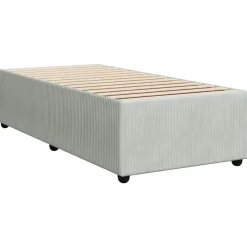 vidaXL Camas Y Accesorios-Cama box spring con colchón terciopelo 80x200 cm