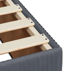 vidaXL Camas Y Accesorios-Cama box spring con colchón terciopelo 80x200 cm