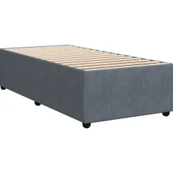 vidaXL Camas Y Accesorios-Cama box spring con colchón terciopelo 80x200 cm