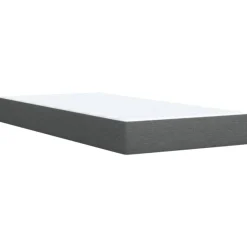 vidaXL Cama box spring con colchón tela 90x190 cm Gris oscuro Discount