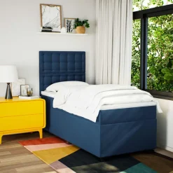 vidaXL Camas Y Accesorios-Cama box spring con colchón tela 80x200 cm