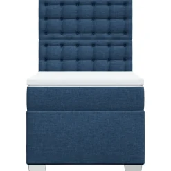 vidaXL Camas Y Accesorios-Cama box spring con colchón tela 80x200 cm