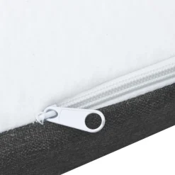vidaXL Camas Y Accesorios-Cama box spring tela gris oscuro 160x200 cm