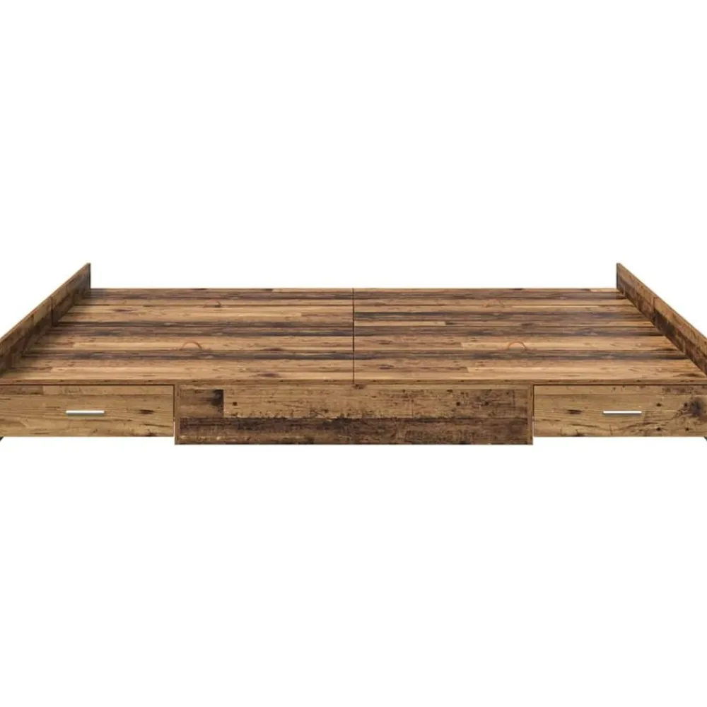 vidaXL Camas Y Accesorios-Cama con almacenamiento con cabecera 180 x 200 cm