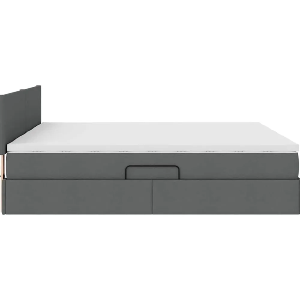 vidaXL Camas Y Accesorios-Cama con almacenamiento con colchón 180 x 200 cm