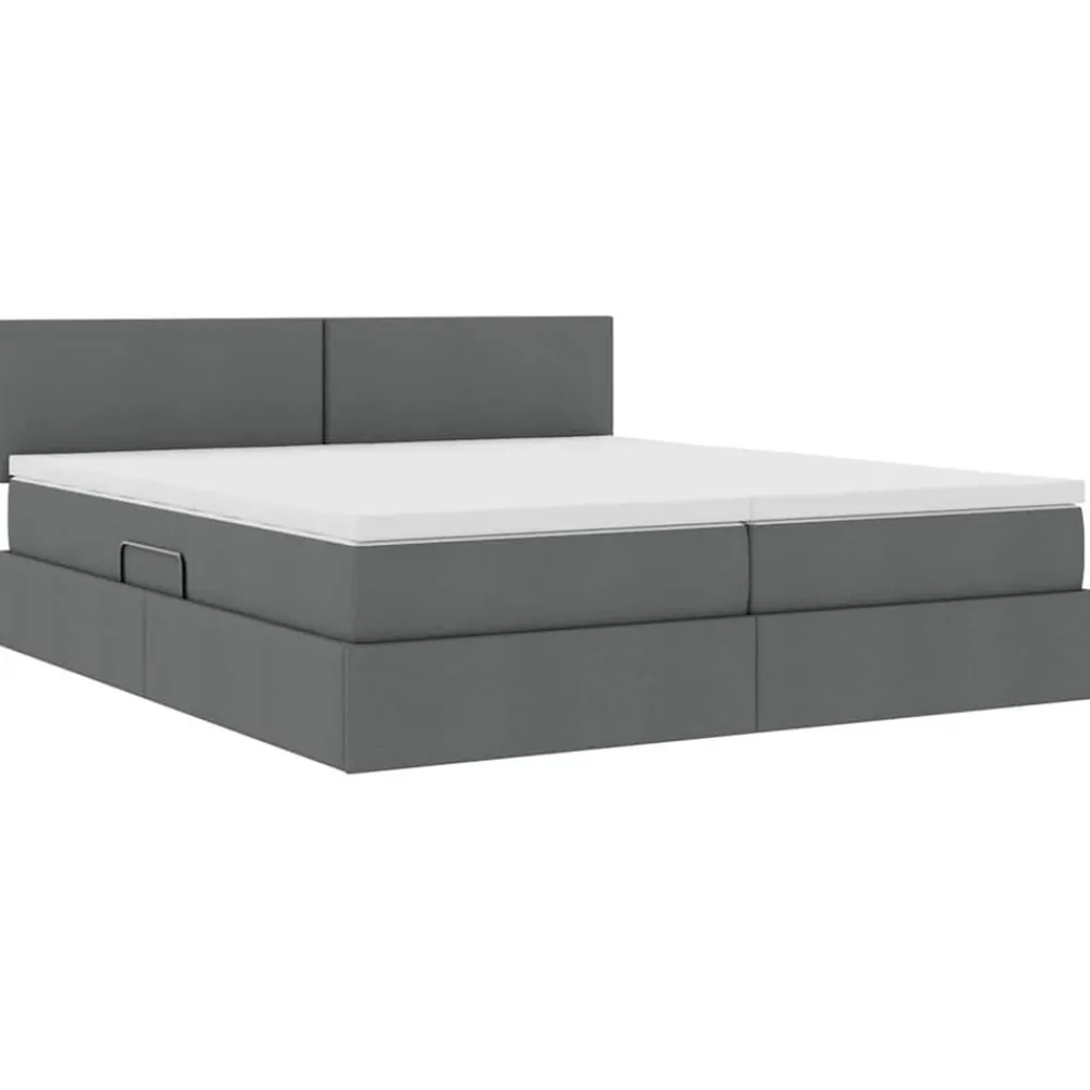 vidaXL Camas Y Accesorios-Cama con almacenamiento con colchón 180 x 200 cm