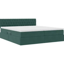 vidaXL Camas Y Accesorios-Cama con almacenamiento con colchón 90 x 200 cm