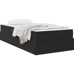 vidaXL Camas Y Accesorios-Cama con almacenamiento y colchón 90 x 190 cm Terciopelo