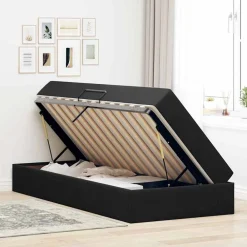 vidaXL Camas Y Accesorios-Cama con almacenamiento y colchón 90 x 190 cm Terciopelo