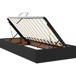 vidaXL Camas Y Accesorios-Cama con almacenamiento y colchón 90 x 190 cm Terciopelo