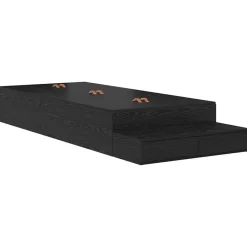 vidaXL Camas Y Accesorios-Cama con almacenamiento 80 cm Madera contrachapada